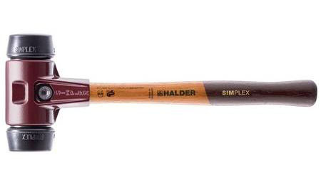 Młotek z miękkimi końcówkami Ø 30 mm z gumy kompozytowej SIMPLEX 3002 HALDER