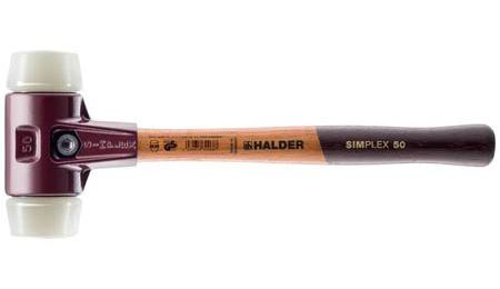 Młotek z miękkimi nylonowymi obuchami SIMPLEX 3008 HALDER