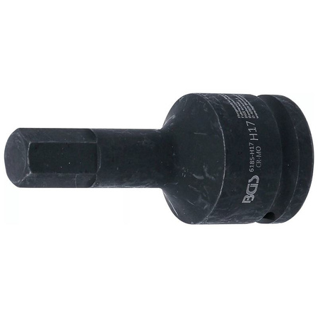 Nasadka udarowa 3/4" z bitem imbus 17 mm, długość 100 mm, BGS 6185-H17