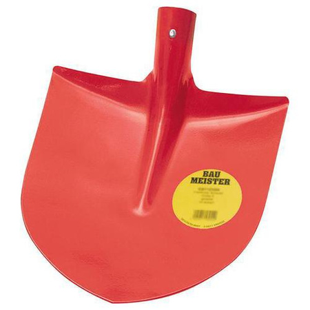 Szufla Frankfurter BAUMEISTER czerwona 270x290mm bez trzonka IDEAL