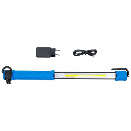 Lampa ręczna warsztatowa LED COB z haczykiem do BGS 85306, BGS 85306-1