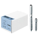 Śruby dwugwintowe Torx 25 ocynk M10x160mm 100szt E-NORMpro