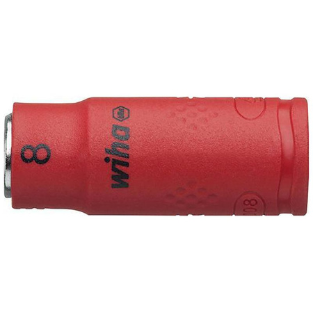 Końcówka wymienna klucza nasadowego 6-kątna 1/4" 8mm VDE Wiha
