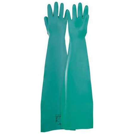 Rękawice chroniące przed chemikaliami Camatril 733 600mm zielone r. 10
