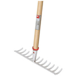 Grabie ogrodowowe 14 zębów szer. 360mm trzonek drewniany dł. 160cm IDEAL
