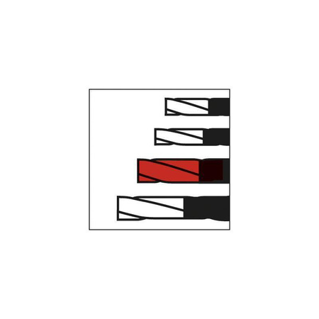 Frez do obróbki wykańczającej Ø 18 mm, długi, 4-ostrzowy, chwyt HB, DIN 6527, FORMAT