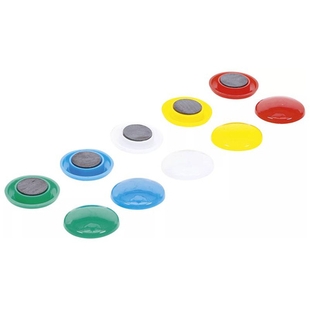 Zestaw magnesów Ø 30 mm 10 szt., BGS Diy 85810