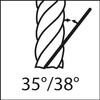 Frez Ratio SL,krótki DIN6527, pełnowęglikowy, FIRE 4-ostrz. 20mm GÜHRING