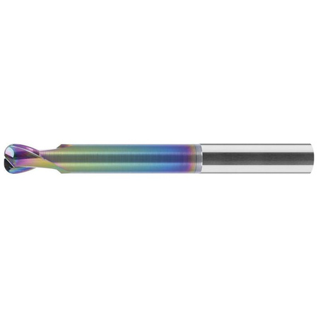 Frez torusowy pełnowęglikowy 8/0,3 mm, 2-ostrzowy średni, HA powłoka TA-C FORMAT GT