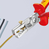 Szczypce StriX® do ściągania izolacji z obcinakiem do kabli z rękojeściami izolowanymi VDE 180 mm KNIPEX 13 66 180