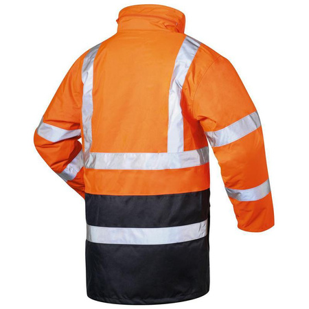 Parka kurtka ostrzegawcza rozmiar XXL pomarańczowo-niebieski