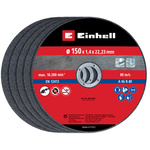 Cienka tarcza do metalu 150x1,4x22,23 mm, 5 szt. EINHELL 5 sztuk