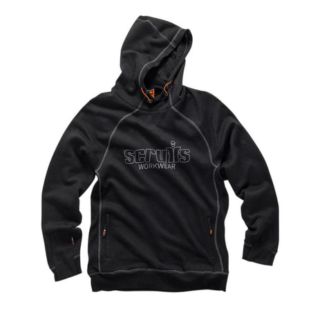 Bluza robocza z kapturem, czarna, Rozmiar XL, Scruffs T54513