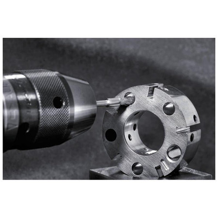 Miniaturowa szczotka pędzelkowa Ø 5 mm, drut falisty stalowy 0.01 mm, Lessmann