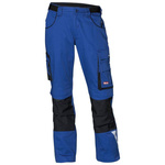 Spodnie męskie robocze długie z kieszeniami r. 32 niebieski/czarny FORTIS