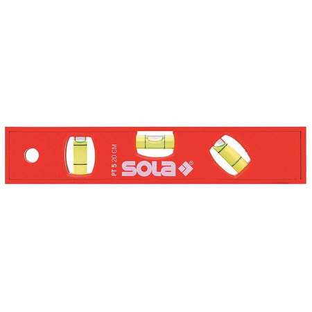 Poziomica mała 20cm PT5 3 libelle (01430201) Sola