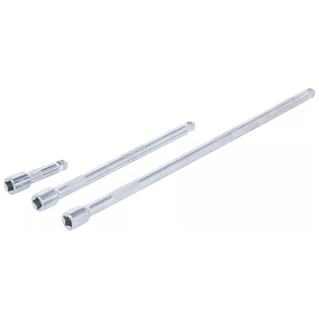 Zestaw przedłużek przechylnych 6,3 mm (1/4") 50 / 150 / 250 mm 3 szt., BGS 2233
