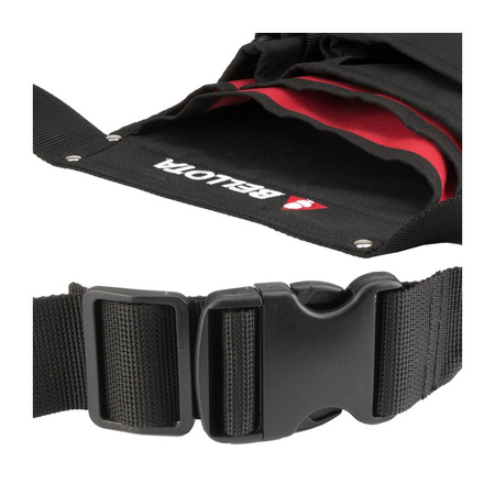 Pas narzędziowy, 4 kieszenie, pętla na młotek BELLOTA