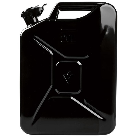 Kanister na paliwo z blachy stalowej czarny 20 l Valpro