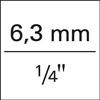 Zestaw nasadek wkrętakowych INS20PM 1/4" 15-częściowy GEDORE