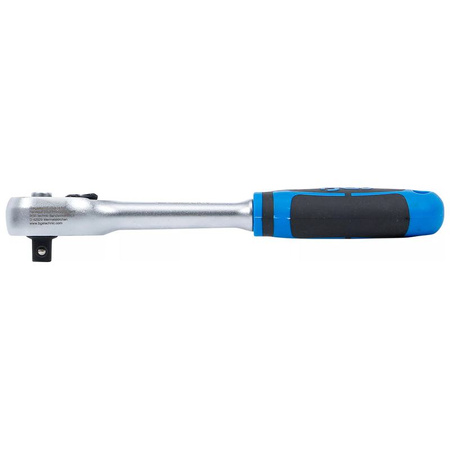 Grzechotka dwustronna z drobnym uzębieniem 10 mm (3/8"), wersja prosta, BGS 681