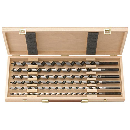 Zestaw 6 wierteł śrubowych Ø 10-20 mm 650 mm do drewna, LEWIS Famag