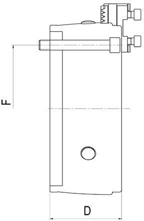 Trójszczękowy uchwyt tokarski klinowy DURO T, wielkość 200mm KK 6 RÖHM