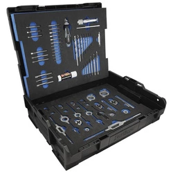 Zestaw narzędzi do gwintowania HSSE 61-częściowy M3-M12 EXACT