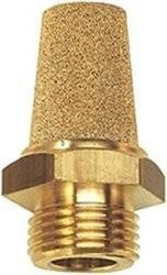 Tłumik z brązu spiekanego 6-kątny 8bar gwint 1/2''