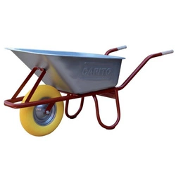 Taczka budowlana Eurocar 100 l, koło pełne PU, CAPITO