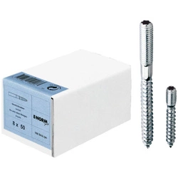 Śruby dwugwintowe Torx 15 ocynk M6x60mm 100szt E-NORMpro