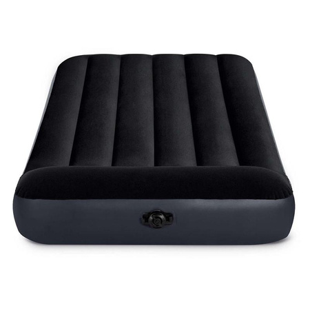 Materac dmuchany welurowy z wbudowaną poduszką 191x99x25 cm 64141 INTEX