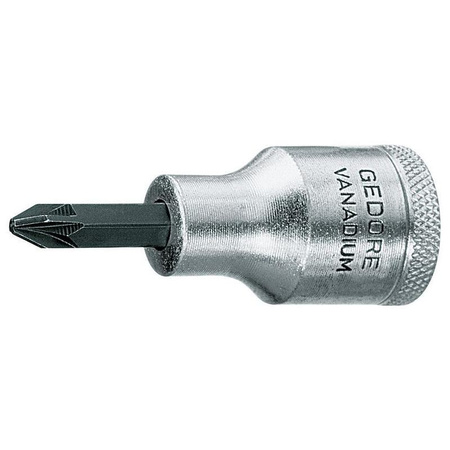 Nasadka wkrętakowa 1/2" z bitem krzyżakowy Pozidriv PZ 4, Gedore IKS 19 PZD 4, 6156840