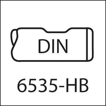 Frez trzpieniowy DIN6527 pełnowęglikowy, typ WR,chwyt HB,4-ostrz., chłodzenie wewn., 16,0mm GÜHRING
