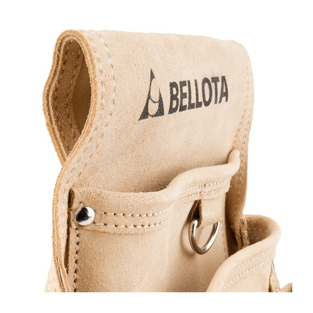 Skórzany pas narzędziowy, 4 kieszenie, pętla na młotek BELLOTA