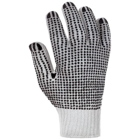 Rękawiczki z dzianiny nakrapiane PES rozmiar 11