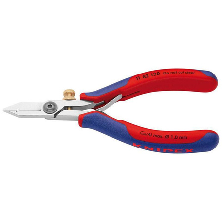 Szczypce tnące czołowe dla elektroników z rękojeściami wielokomponentowymi 140 mm KNIPEX 11 82 130