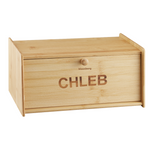 Bambusowy chlebak z napisem CHLEB 39,5 × 24,5 × 18 cm Klausberg
