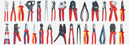 Szczypce nastawne do rur Cobra® XL z rękojeściami powlekanymi tworzywem sztucznym 400 mm KNIPEX 87 01 400