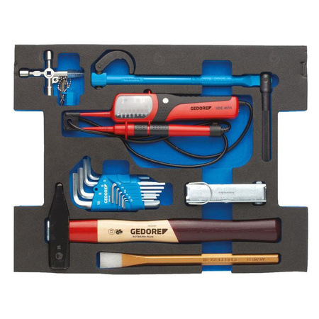 Zestaw narzędzi sanitarnych w module 2/2 L-BOXX 136, 23 elementy, Gedore 1100 CT2-03-600 D, 2940604