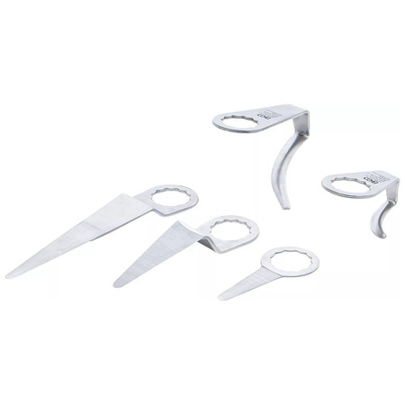 Zestaw noży do pneumatycznego urządzenia do wycinania szyb do BGS 3218, 9291, 5 szt., BGS 3338