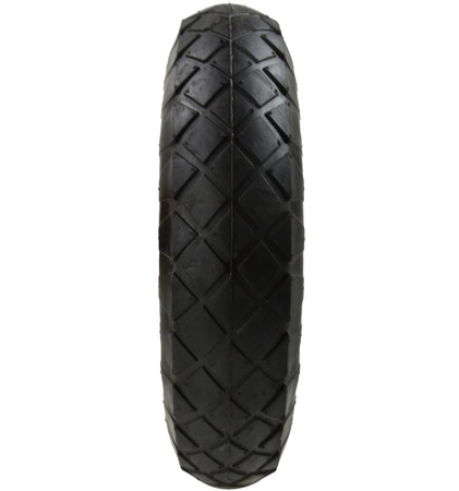 Koło pompowane do wózka, taczki czarne 4.00-8 4PR GEKO G71022