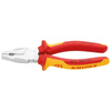 Szczypce uniwersalne z rękojeściami izolowanymi VDE 190 mm KNIPEX 01 06 190