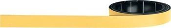 Taśma magnetyczna do tablic 10mm x 1m żółta