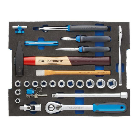 Zestaw narzędzi dla majsterkowiczów w module 2/2 L-BOXX 136, Gedore 1100 CT2-01, 2936828