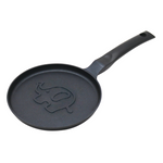 Patelnia do naleśników, wzór słonik, aluminiowa, nieprzywierająca powłoka, czarna, Ø18 cm, Klausberg, KB-7974