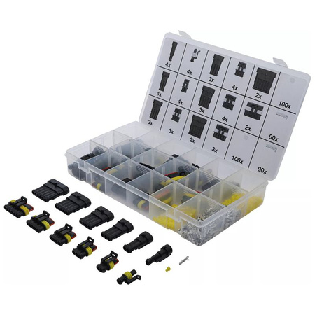 Zestaw łączników wtykowych 425 szt., BGS 6872