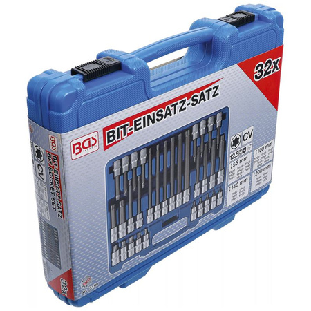 Zestaw 32 nasadek z bitem Torx Plus TP20-70, napęd 12,5 mm (1/2"), BGS 5190