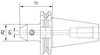 Oprawka zaciskowa Weldon DIN69871ADB SK40 6mm A100 FORTIS