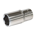 Długa metryczna nasadka sześciokątna 1/2", 27 mm, Silverline 465986